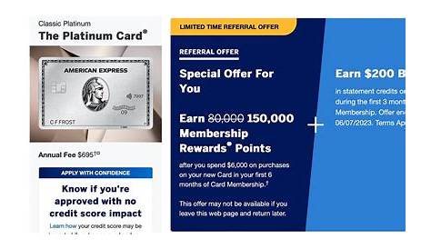 Amex 150k Referral Platinum +200 Refer 链接专贴2023【重要更新：回复将在7天后自动删除】【已过期】 Refer专区