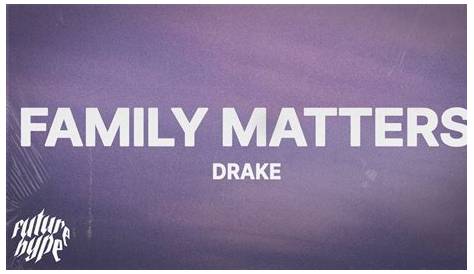 Family Matters Genius Lyrics Дрейк Ютуб