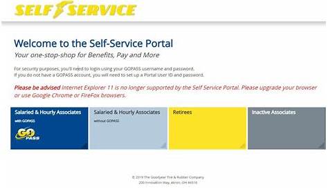 Goodyear Employee Login Self Service Portal at »