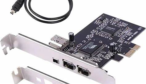 8882381394 Pci Express X1 Pcie Firewire 1394a Ieee1394 Controller Card 3 Port For