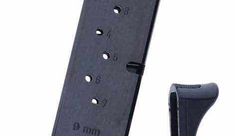 Ruger Ec9 Magazines Lc9 Lc9s 9mm 7round Steel Magazine с расширением для отдыха с пальцами