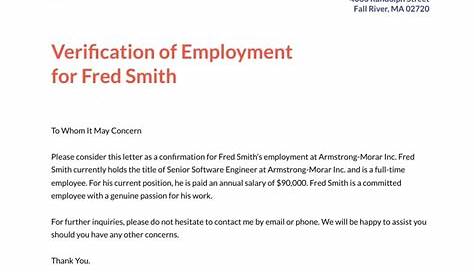 Pnc Employment Verification Простой шаблон письма Visme