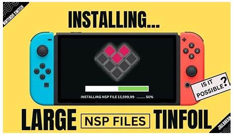 Nintendo Switch Nsp Files установит большой файл на Tinfoil на Youtube