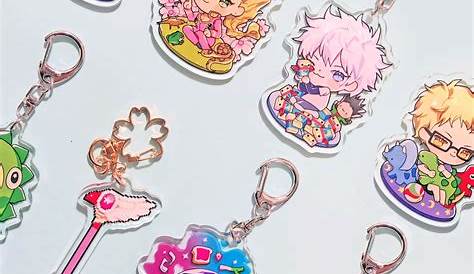 Etsy Anime Различные акриловые шармы