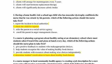 Ati Community Health Proctored Exam Quizlet Rn Версия 35 Полные вопросы