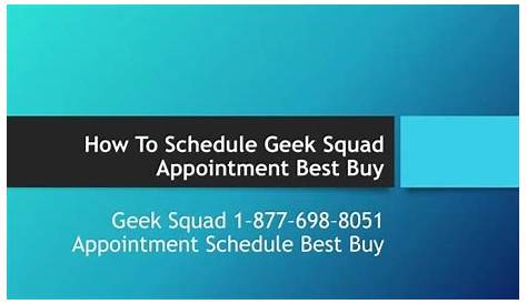 Geek Squad: примеры и формы для назначения