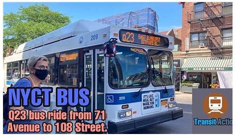 Q23 Bussliders Mta Bus Ride июнь 2021