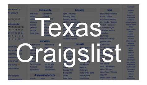 Бесплатный Craigslist Austin 30+ East Texas Stuff Ameerdenholm
