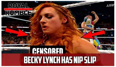 Бекки Линч Nipple Slip’s Unexpected Up во время Wwe Raw Wrestlesite Live