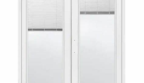 60 X 80 Французские двери со встроенными в жалюзи Patio Blds Patioset One