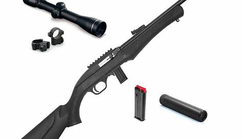 Лучшая полуавтоматическая винтовка Rossi 7022 включает в себя 39×40 Scope & Suppressor