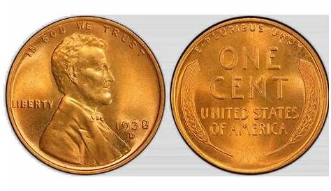1938 S Lincoln Head One Cent Penny Copy Coin Купить