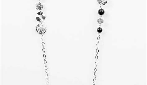 Paparazzi Jewelry Catalogue Ожерелье Полуночное Музыкальное Черное