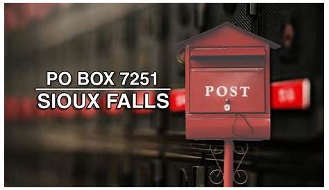 Почта из Po Box 6753 Sioux Falls Sd 57117 21 + 7251 Rhionnaletty