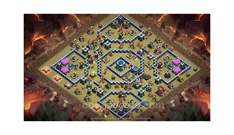 Town Hall 13 War Base Layout с поддержкой Clash of Clans 2023 R