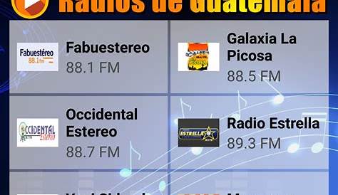 Radios Mas Escuchadas En Guatemala Las Emisoras De Radio De Más La Guía De