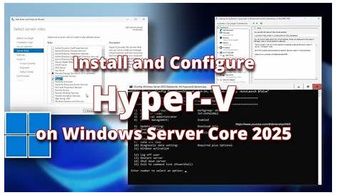 Hyperv Snmp Oids установит и настроит на Hyperv Server Core Tech с помощью Jasmin