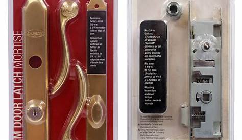 Larson Storm Door Replacement Keys Золотая запираемая гарнитура на экране