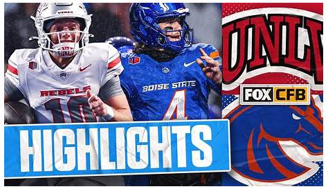 Unlv Football Vs Boise State Broncos Разгадка игрока Статс Чемпионат Горы Запад