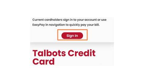 Comenity Nettalbots Talbots Регистрация на кредитную карту