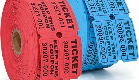 Amazon Raffle Tickets L понравились Double Rolls 1000 Per Roll 50 50