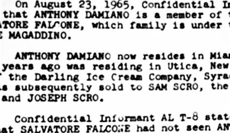 Utica Ny Mafia The Mob Antho To Damiano (альбом)