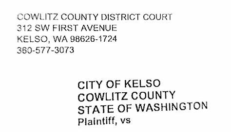 Cowlitz County Daily Court Docket 20230720 Co Wash Family Law Самостоятельно представленный B