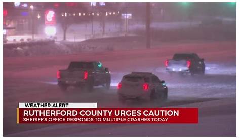 Rutherford County Tn призывает к осторожности на дорогах после нескольких аварий