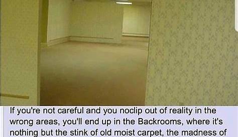 Оригинальное название: The Backrooms Original Post!