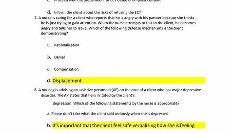 Kaplan Mental Health B Ngn Quizlet Solution Ati Прокторный экзамен 2023 Studypool