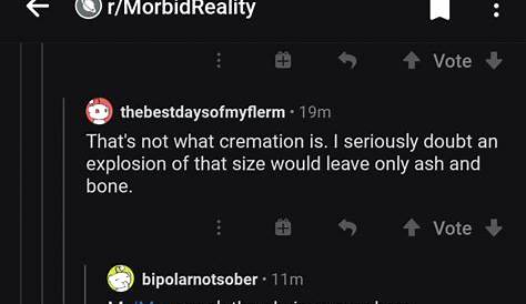 Reddit Morbid Reality найден на RR