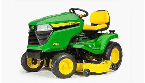 John Deere X320 перенесет визуальный парс для простого ремонта и обслуживания