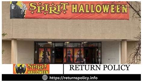 Политика возврата Spirit Halloween без использования интернет-магазина и онлайн-условий