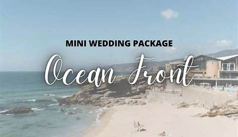 Португалия Свадебные пакеты 2025 Ocean Front Mini Package Planner