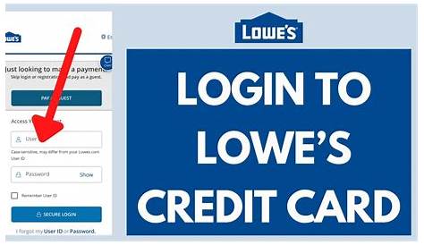 Lowes Gatemanage Page Credit Card Login Руководство по кредитным картам Логин