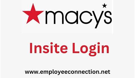 Macys Insite Jobs Support и Help Search Результат Логин подключения сотрудников Macy