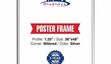 36 X 48 Frame Hobby Lobby Inch Black Snap 914 1219mm