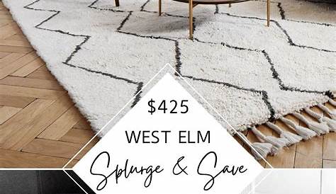 West Elm Rug Dupes S, похожий на копикат Соук Шаг Кендра