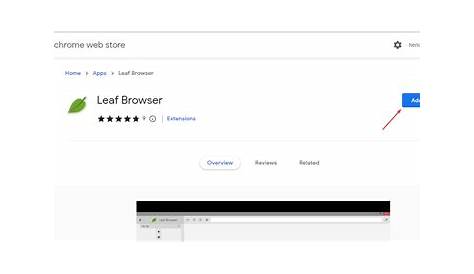 Браузер Leaf Chrome Web Store разблокируется на сайте * и становится доступнее