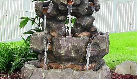 Фонтан с наружными фонтанами Sunnydaze Decor 27in H Resin Wall Fountain Fountain In The Sunnydaze