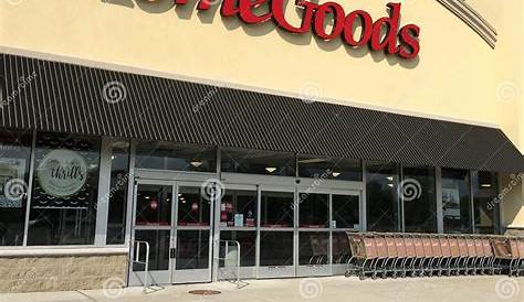 Направления Homegoodsshop Cart Home Goods Store Редакционный сток Изображение с керба 77086259