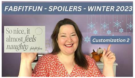 Fabfitfun 2023 Зимние спойлеры Customizaton 2 Новый спойлер Youtube