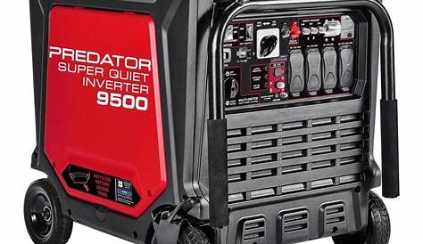 Генератор грузовой гавани Predator 9500 Вт инверторный генератор, работающий на 5 тонн