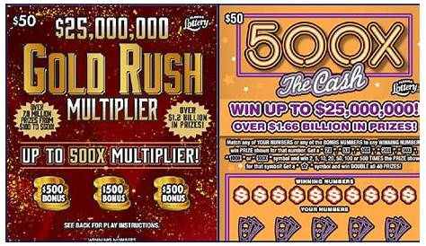 Лотерея Fla Lottery Scratch Off, оставшаяся здесь, с лучшими призами в 2 миллиона долларов