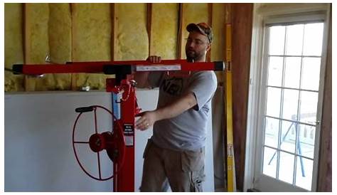 Drywall Lift Rental Harbor Freight Unboxing и обзор Power Tools Power