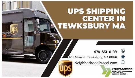 Уполномоченные Ups покидают судоходный центр в Tewksbury Dracut Ma