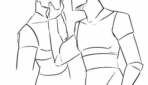 Duo Friend Poses Рисунок художественных фотографий Croquis Couple Art