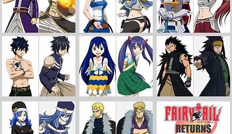 Как стары персонажи Fairy Tail, дизайн персонажей и новые