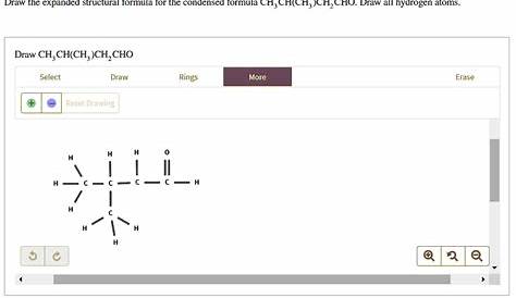 Ch3ch Ch3 Ch2cho решил нарисовать расширенную структурную формулу для своего нового поколения