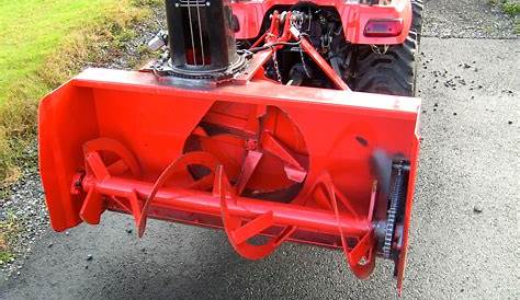 Снегоуборщик Kubota Front Mount разместит фотографию вашей руки